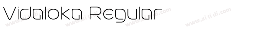 Vidaloka Regular字体转换